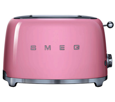 SMEG  TSF01PKUK 2-Slice Toaster - Pink